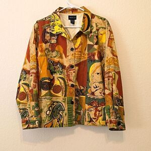 vintage morgan cole picasso jacket large